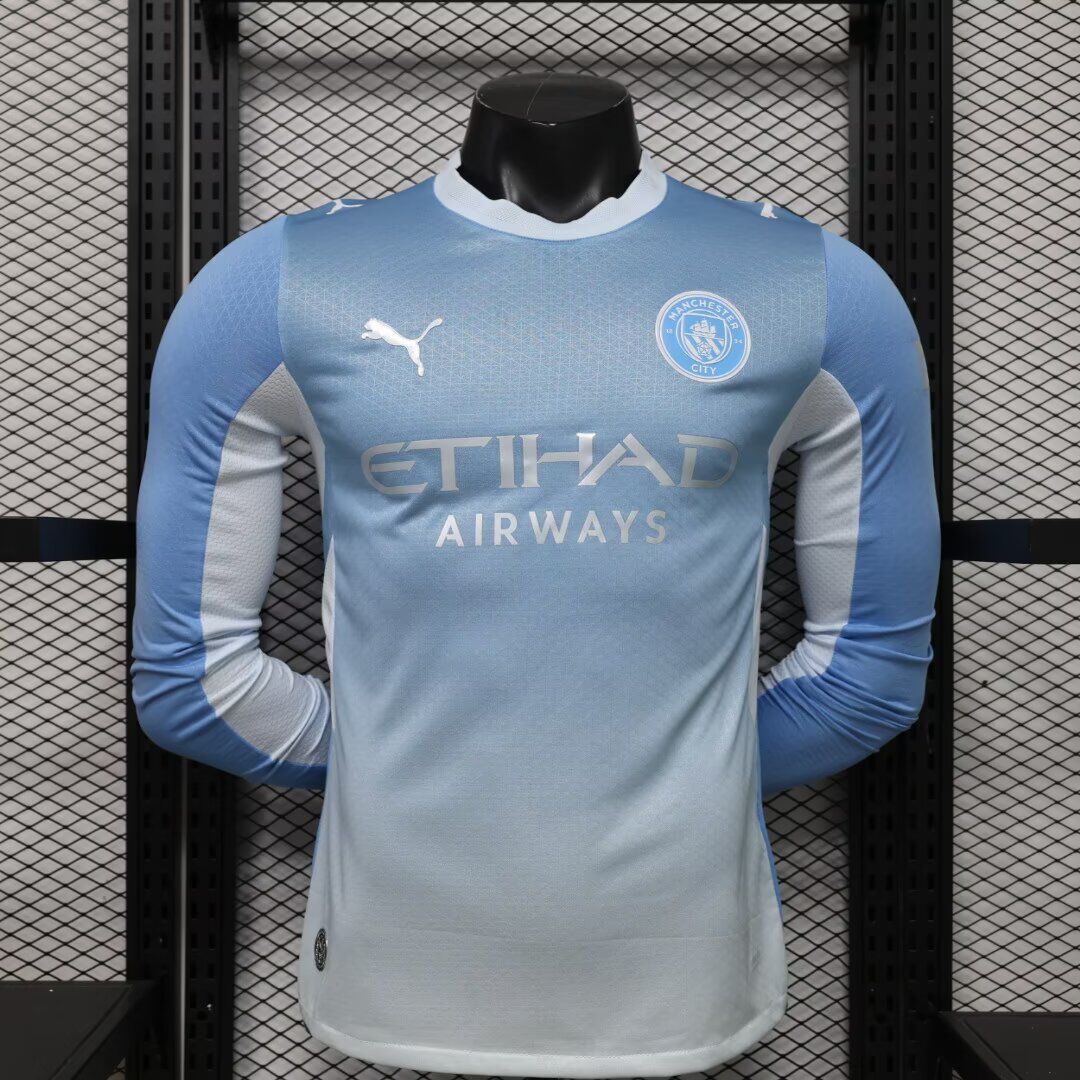 AAA Quality Manchester City 26/27 Home Long Jersey(Player)